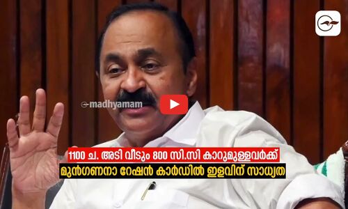 1100 ച. അടി വീടും 800 സി.സി കാറുമുള്ളവർക്ക് മുൻഗണനാ റേഷൻ കാർഡിൽ ഇളവിന് സാധ്യത | rationcard