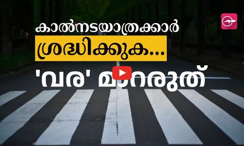 കാൽനടയാത്രക്കാർ ശ്രദ്ധിക്കുക...വര മാറരുത്...സീബ്രാ ലൈനും റാംപിൾ സ്ട്രിപ്പും ഒന്നാണോ?