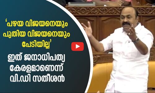 പഴയ വിജയനെയും പുതിയ വിജയനെയും പേടിയില്ല; ഇത് ജനാധിപത്യ കേരളമാണെന്ന് വി.ഡി സതീശൻ