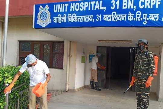 ഡല്‍ഹി സി.ആർ.പി.എഫ് ക്യാമ്പിലെ 112 ജവാൻമാർക്ക്​​ കോവിഡ്