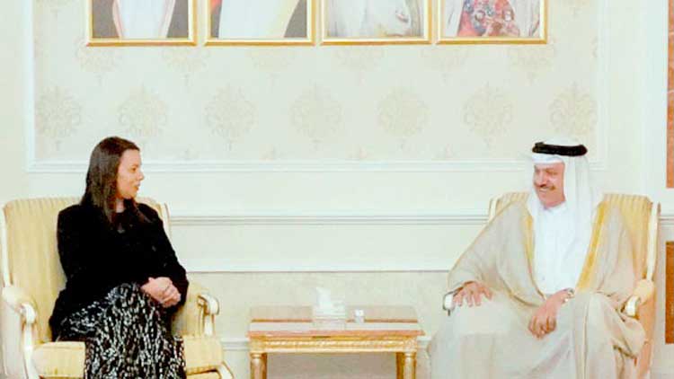 അ​ര്‍ജ​ൻ​റീ​ന വി​ദേ​ശ​കാ​ര്യ മ​ന്ത്രാ​ല​യ അ​ണ്ട​ര്‍ സെ​ക്ര​ട്ട​റി​യെ സ്വീ​ക​രി​ച്ചു