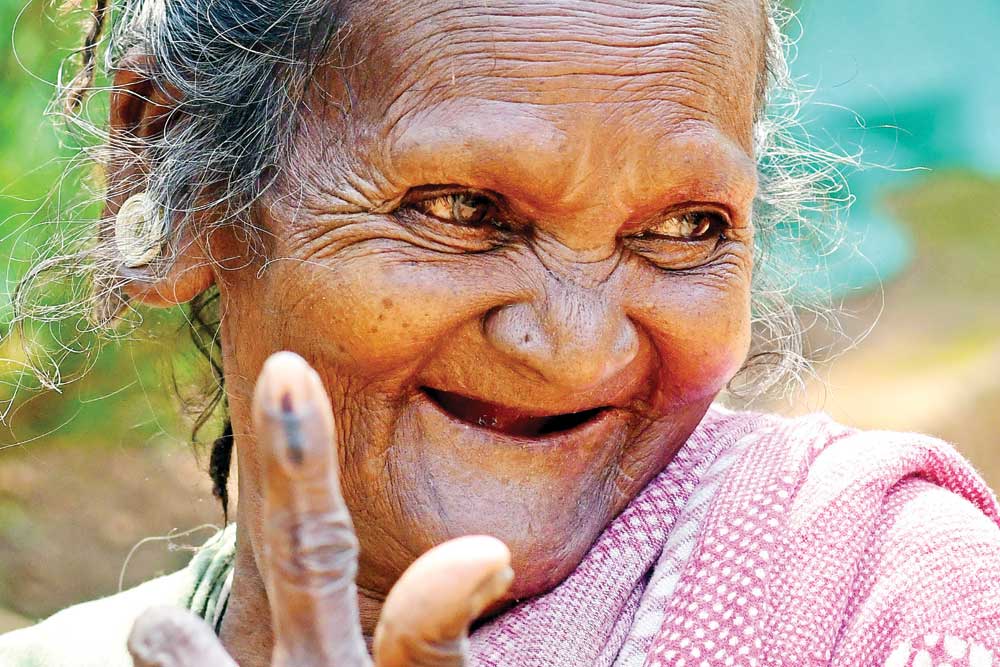 വോട്ടിൻെറ ചിരി...