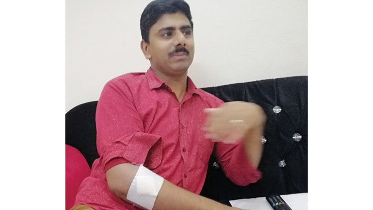 ദമ്മാമിൽ മൂഖം മൂടി ആക്രമണത്തിൽ കുത്തേറ്റ മലയാളി  സുഖം പ്രാപിക്കുന്നു