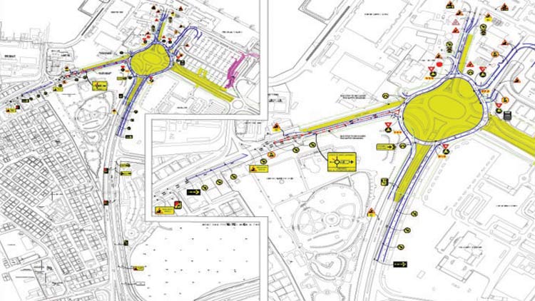 വിമാനത്താവളം-മനാമ റോഡില്‍ ഭാഗിക ഗതാഗത നിയന്ത്രണം ഏർപ്പെടുത്തി