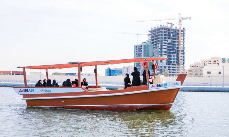 അ​ജ്മാ​നി​ൽ ജ​ല​ഗ​താ​ഗ​തം ഹി​റ്റാ​വു​ന്നു