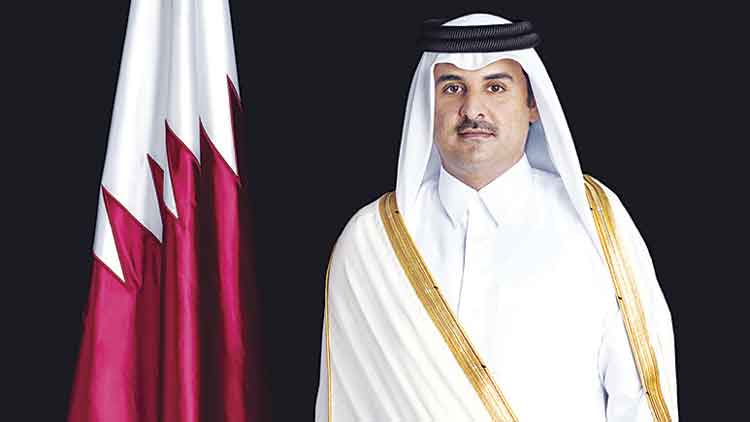 ഫലസ്​തീന് പിന്തുണ ആവർത്തിച്ച് ഖത്തർ അമീർ