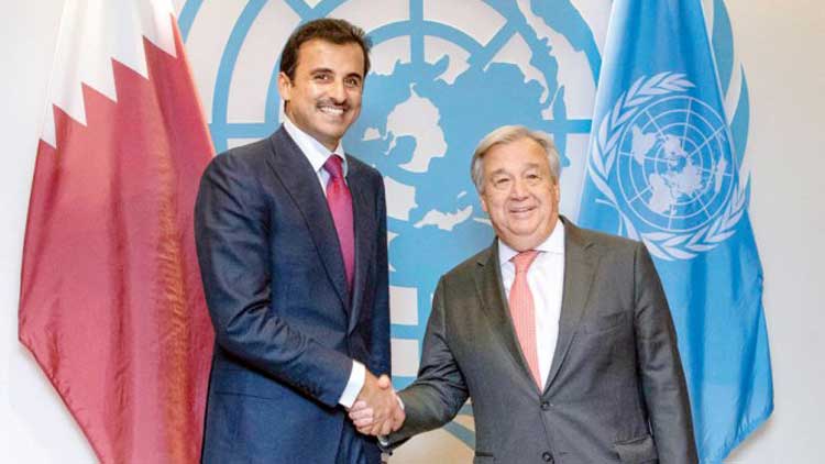 ഐക്യ​രാ​ഷ്​​ട്ര​സ​ഭ​യു​മാ​യി എ​ന്നും ഖ​ത്ത​റി​ന്​ സ​ഹ​ക​ര​ണം