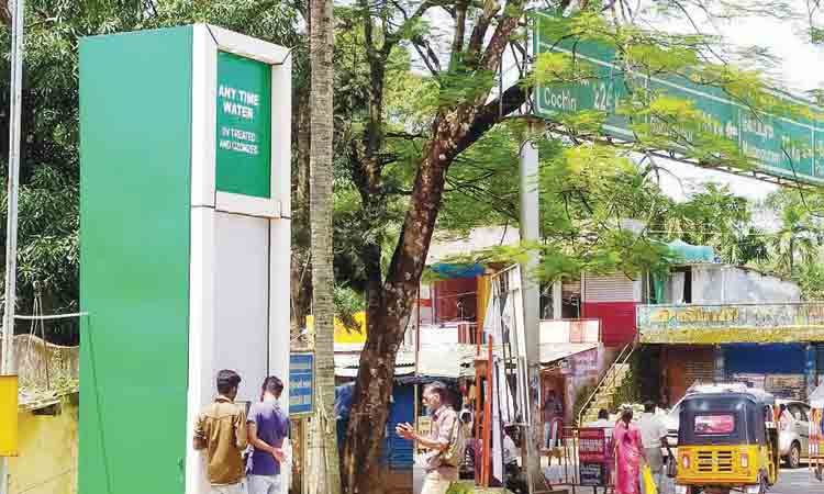 വാട്ടർ എ.ടി.എമ്മുമായി തമിഴ്നാട്;  പ്ലാസ്​റ്റിക് ഉപയോഗത്തിന്​ കനത്ത പിഴ