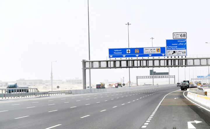 അ​​​ൽ മ​​​ജ്ദ് റോ​​​ഡ്​-​​ഉം​​​സ​​​ലാ​​​ൽ അ​​​ലി​: എ​​​ക്സി​​​റ്റ് ഗ​​​താ​​​ഗ​​​ത​​​യോ​​​ഗ്യം