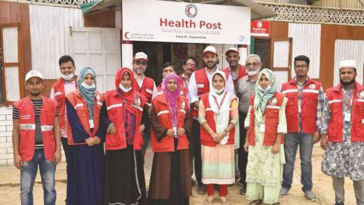 പ്ര​​​ള​​​യം: സ​ഹാ​യ​വു​മാ​യി  ഖ​​​ത്ത​​​ർ റെ​​​ഡ്ക്ര​​​സ​​​ൻ​​​റ്  സം​​ഘം ബം​​​ഗ്ലാ​​​ദേ​​​ശി​​ൽ