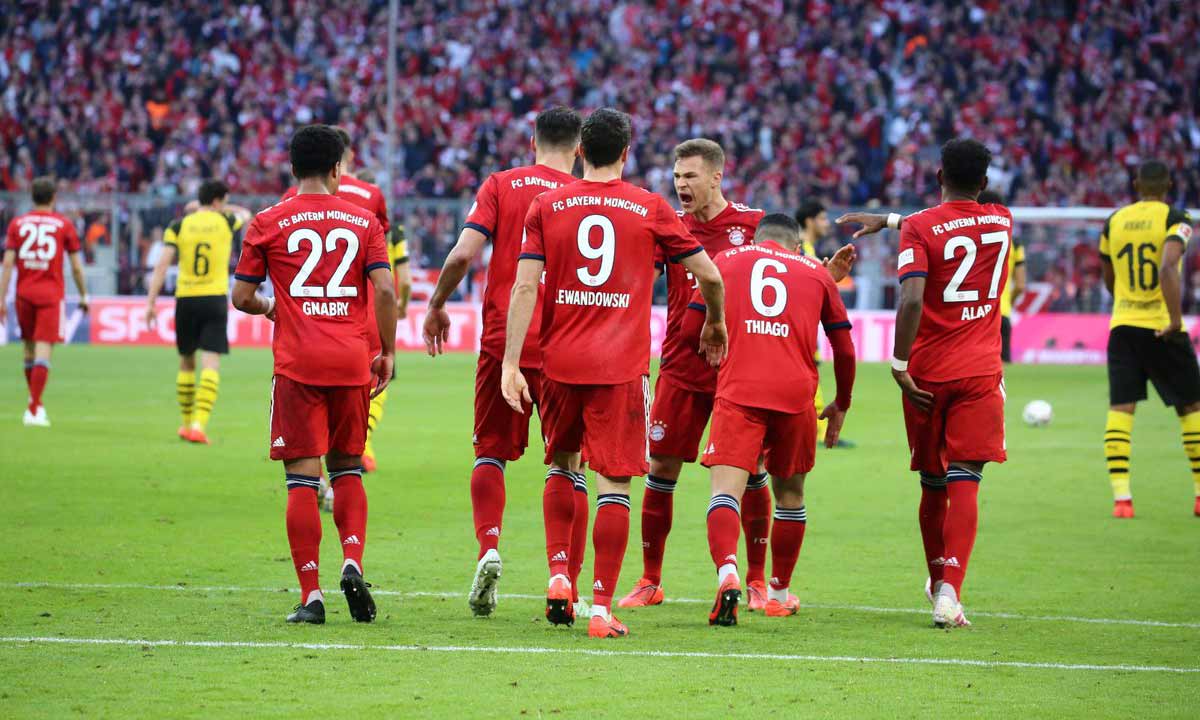 ബൊ​റൂ​സി​യയെ അ​ഞ്ചു​ ഗോ​ളി​ന്​ ത​രി​പ്പ​ണ​മാ​ക്കി ബ​യേ​ൺ ഒ​ന്നാ​മ​ത്