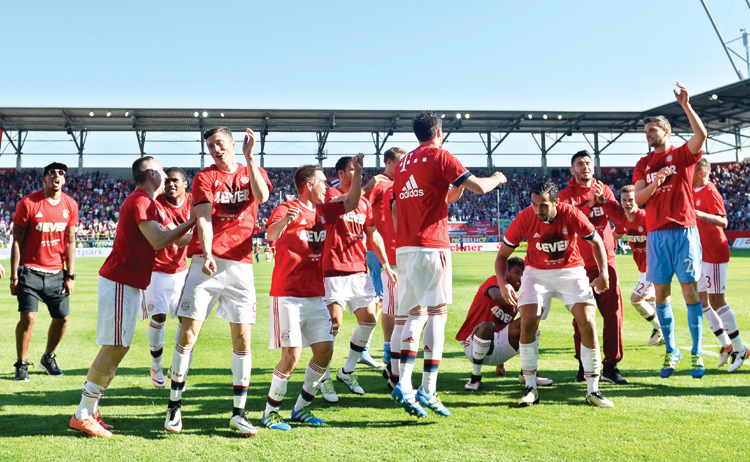 ബുണ്ടസ് ലിഗയില് ബയേണിന് 26ാം കിരീടം ബുണ്ടസ് ലിഗയില് ബയേണിന് 26ാം കിരീടം