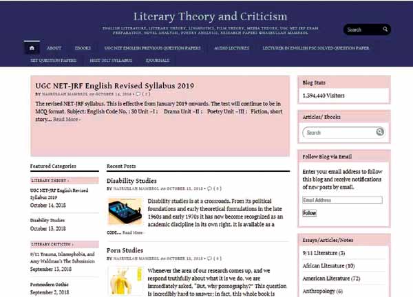 Blogger-Nasrullah-Mambrol