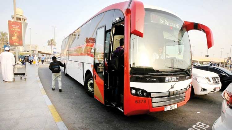 ദു​ബൈ​യി​ൽ നി​ന്ന്​ അ​ബൂ​ദ​ബി  വി​മാ​ന​ത്താ​വ​ള​ത്തി​ലേ​ക്ക്​ ബ​സി​ൽ പോ​കാം