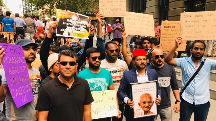 പൗ​ര​ത്വ നി​യ​മ​ത്തി​നെ​തി​രെ ആ​സ്ട്രേ​ലി​യ​യി​ലും പ്ര​തി​ഷേ​ധം VIDEO