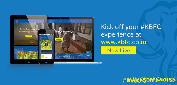 ബ്ലാസ്‌റ്റേഴ്‌സിന്റെ വെബ്‌സൈറ്റ് പുറത്തിറങ്ങി