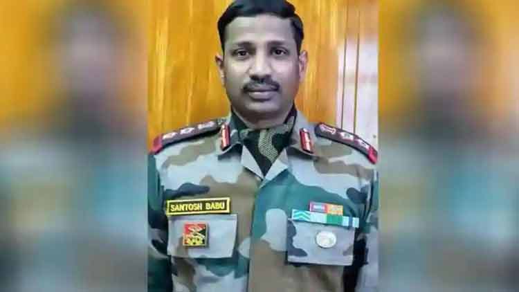 കേണൽ സന്തോഷ്​ ബാബുവി​െൻറ കുടുംബത്തിന്​ തെലങ്കാന അഞ്ചുകോടി നൽകും