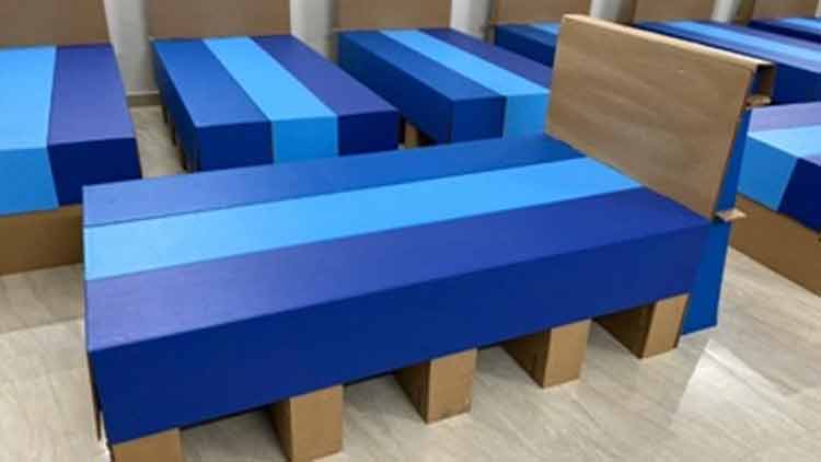 കാർഡ്​ബോർഡ്​ ക്വാറൻറീൻ കിടക്കകൾ യു.എ.ഇയിലും