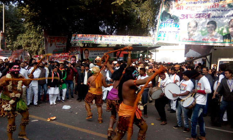 Celebration of Congress workers