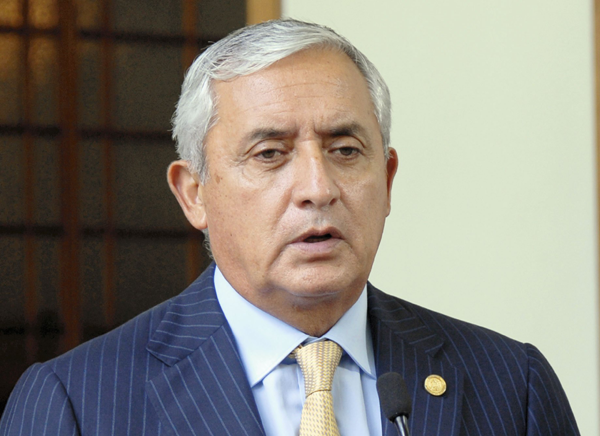 അഴിമതിയാരോപണം: രാജിവെക്കില്ളെന്ന് ഗ്വാട്ടമാല പ്രസിഡന്‍റ്