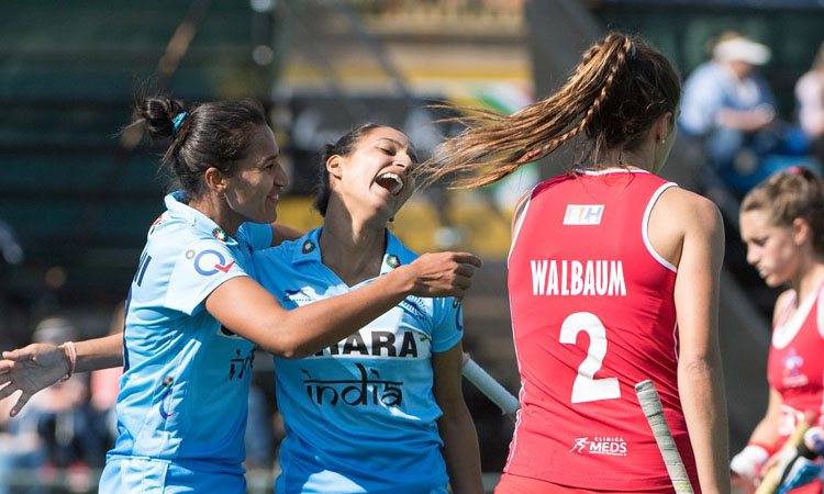 വ​നി​ത ഹോ​ക്കി ലീ​ഗ്: ഇ​ന്ത്യ ക്വാ​ർ​ട്ട​റി​ൽ 