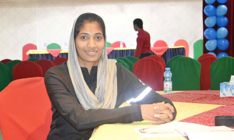 വോ​ളി​ബോ​ളി​ന്​ കൂ​ടു​ത​ൽ പ്രോ​ൽ​സാ​ഹ​നം കി​ട്ട​ണം –ഫാ​ത്തി​മ റ​ു​ക്​​സാ​ന