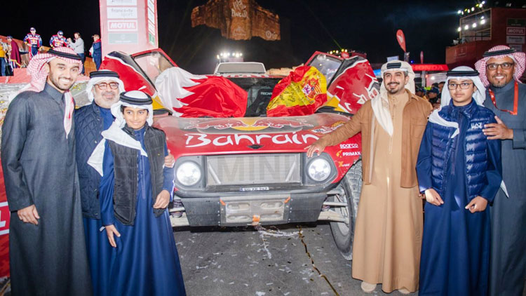 സൗ​ദി​യി​ല്‍ ന​ട​ന്ന കാ​റോ​ട്ട മ​ത്സ​ര​ത്തി​ൽ  ബ​ഹ്റൈ​ന് മി​ന്നും ജ​യം