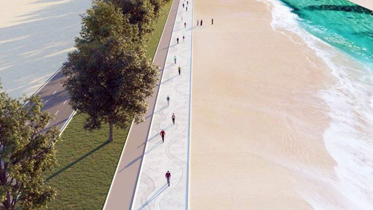 റാ​സ് ബൂ ​അ​ബൂ​ദ് ബീ​ച്ച് പു​തു​മോ​ടി​യ​ണി​യു​ന്നു;  വി​നോ​ദ​സ​ഞ്ചാ​രി​ക​ളെ വ​ര​വേ​ൽ​ക്കാ​ൻ