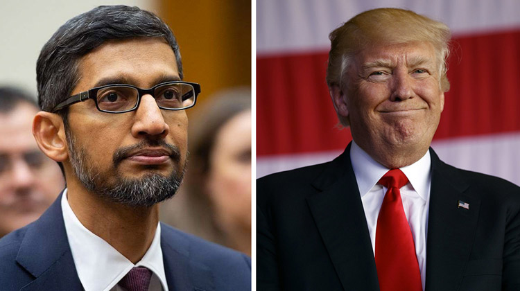 ഗൂഗിളിനെതിരെ രൂക്ഷ വിമർശനവുമായി ട്രംപ്