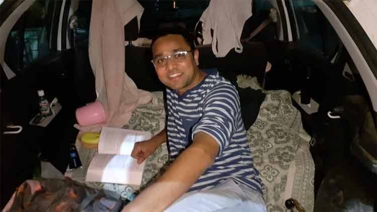 താമസം കാറിൽ; ഇത്​ ഡോ. സചി​െൻറ കരുതൽ