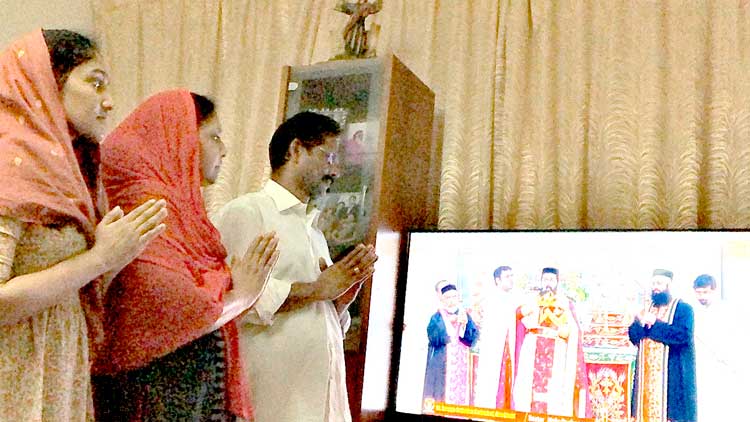 ഈസ്​റ്റർ ആഘോഷം വീടുകളിലൊതുങ്ങി