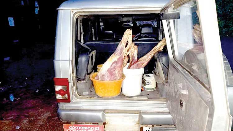 പ​ഴ​കി​യ മാം​സം പി​ടി​കൂ​ടി​യ സം​ഭ​വം: ന​ഗ​ര​ത്തി​ൽ വ്യാ​പ​ക പ​രി​ശോ​ധ​ന