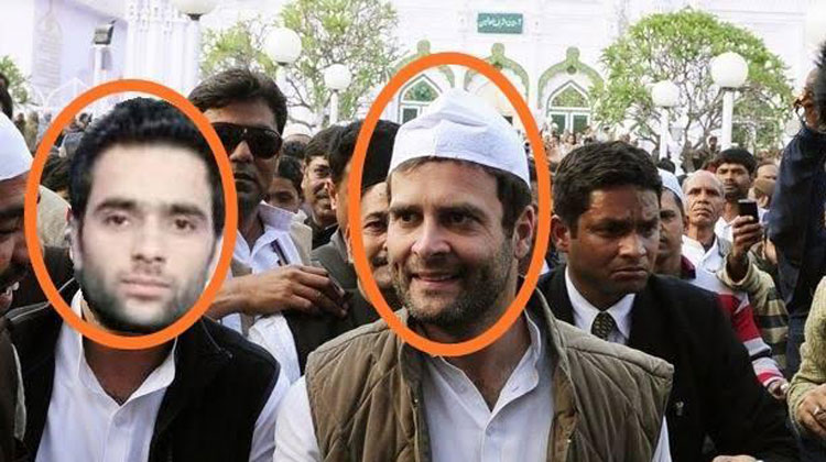 Fake-photo-of-Rahul-Gandhi-with-Pulwama-suicide-bomber
