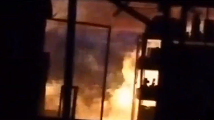 കാസർകോട്​ മദ്യവിൽപ്പന ശാലക്ക്​​ തീപിടിച്ചു