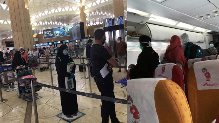 സൗദിയിൽ നിന്ന് 152 യാത്രക്കാരുമായി​ ആദ്യ വിമാനം കോഴിക്കോ​േട്ടക്ക്​ പുറപ്പെട്ടു  -VIDEO