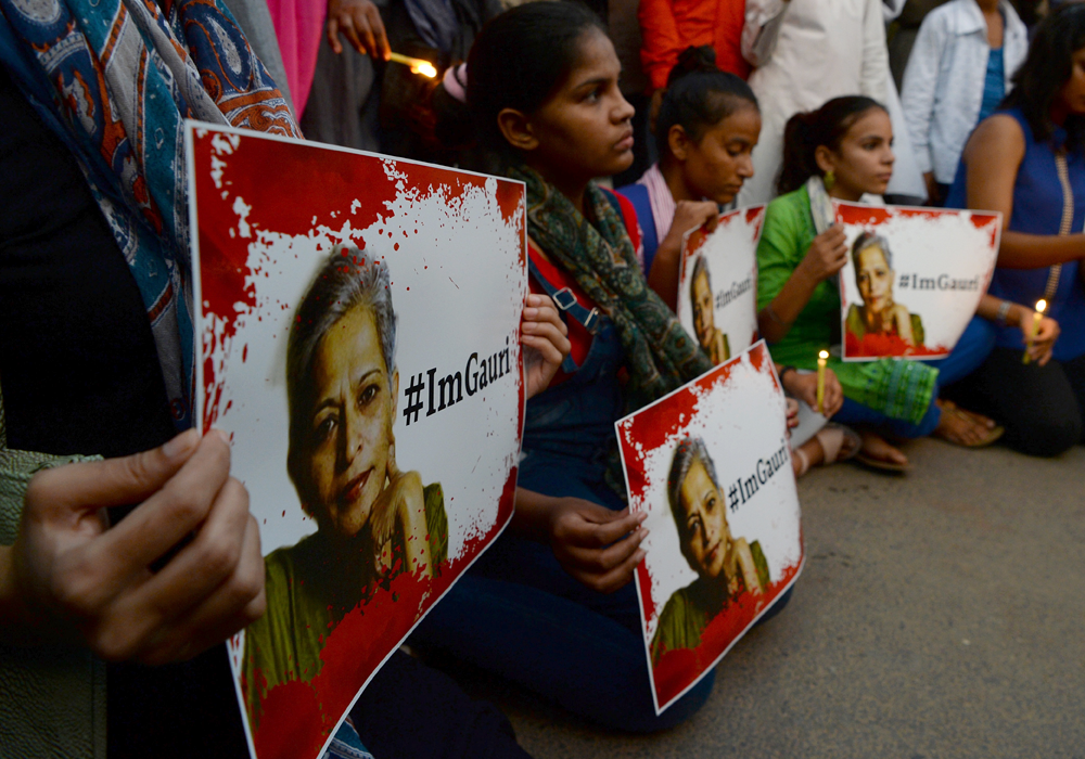 ഗൗരി ലങ്കേഷ് വധം: ഇരുട്ടിൽതപ്പി എസ്​.​െഎ.ടി