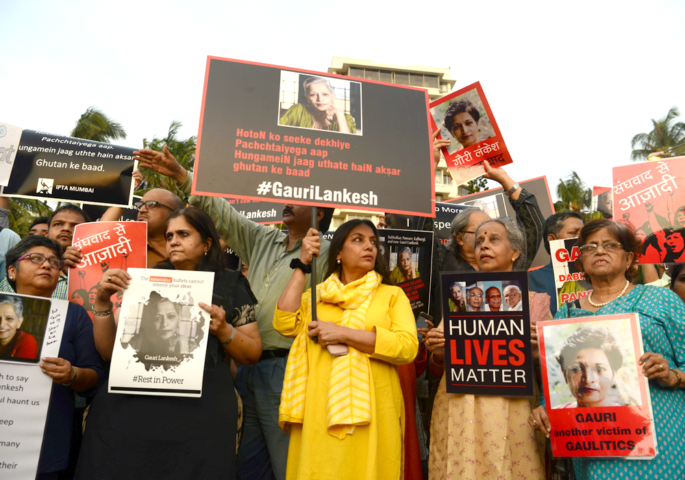 ഗൗ​രി വ​ധം: ര​ണ്ടു​പേ​ർ ക​സ്​​റ്റ​ഡി​യി​ലെന്ന്​ ​ സൂച​ന 