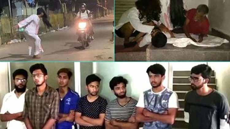 റോഡിലിറങ്ങിയ ‘പ്രേതങ്ങളെ’ കൈയോടെ പിടികൂടി പൊലീസ്