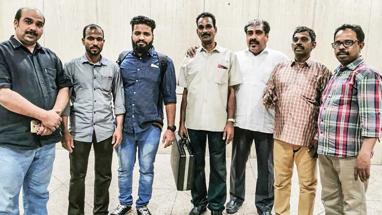 ഹു​റൂ​ബിൻെറ കെ​ണി​യി​ൽ കു​ടു​ങ്ങി​യ മൂ​ന്നു പേ​ർ കൂ​ടി നാ​ട​ണ​ഞ്ഞു