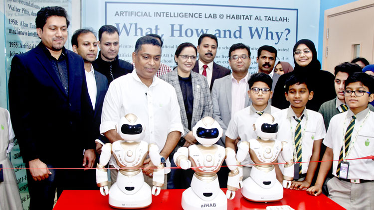 എ.​െഎ ലാബുള്ള ആദ്യ യു.എ.ഇ സ്​കൂൾ: അൽ തല്ല ഹാബിറ്റാറ്റിന്​ ചരിത്രനേട്ടം