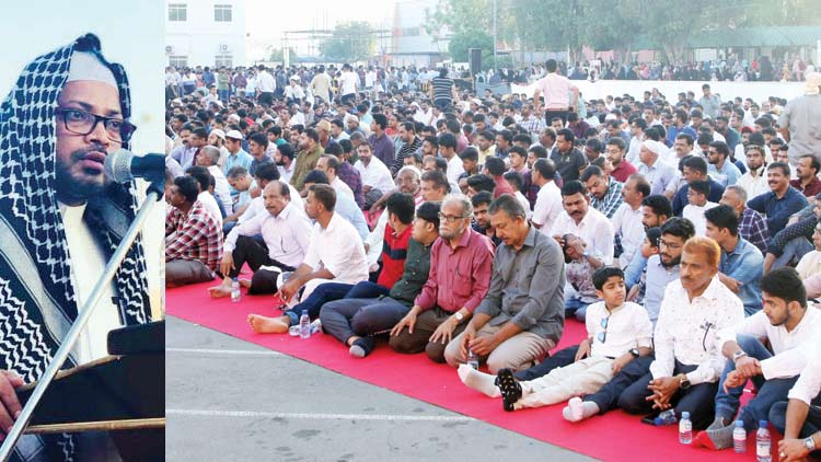 ഇന്ത്യന്‍ സ്കൂളിലെ ഈദ് ഗാഹില്‍ ആയിരങ്ങള്‍ അണിനിരന്നു
