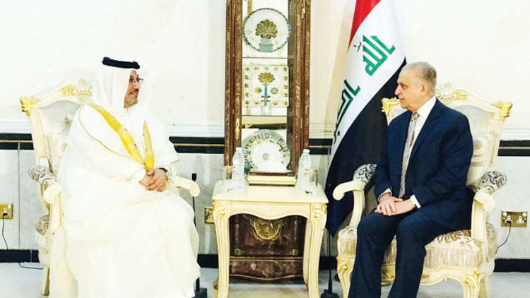 ബഹ്​റൈൻ അംബാസഡർ ഇറാഖ്​ വിദേശകാര്യമന്ത്രിയെ സന്ദർശിച്ചു