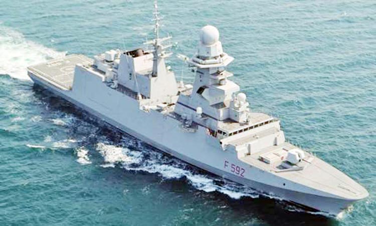 ഇ​റ്റാ​ലി​യ​ന്‍ യു​ദ്ധ​ക്ക​പ്പ​ൽ  മാ​ര്‍ഗോ​റ്റി​നി ദോ​ഹ​യിൽ