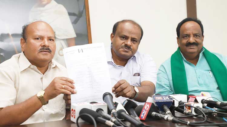 ബി.ജെ.പി വിമതന്​ ജെ.ഡി^എസ്​ പിന്തുണ