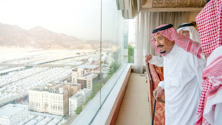 സൽമാൻ രാജാവ്​ മിനായിൽ