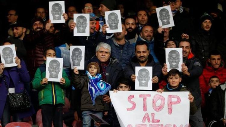 ‘ഞങ്ങളെല്ലാം കൗലിബലി’ -വംശീയ അ​ധിക്ഷേപത്തിനെതിരെ പ്രതിഷേധവുമായി നാപോളി ആരാധകർ