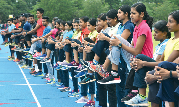 Kerala-Athlets-Practce-In-Nagarjuna-Synthetic-Track--Stadium