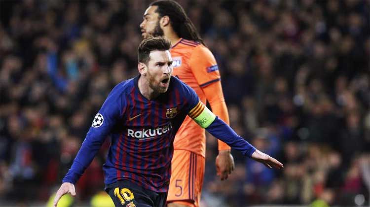 മെസി കരുത്തിൽ ബാഴ്സ ക്വാർട്ടർ ഫൈനലിൽ