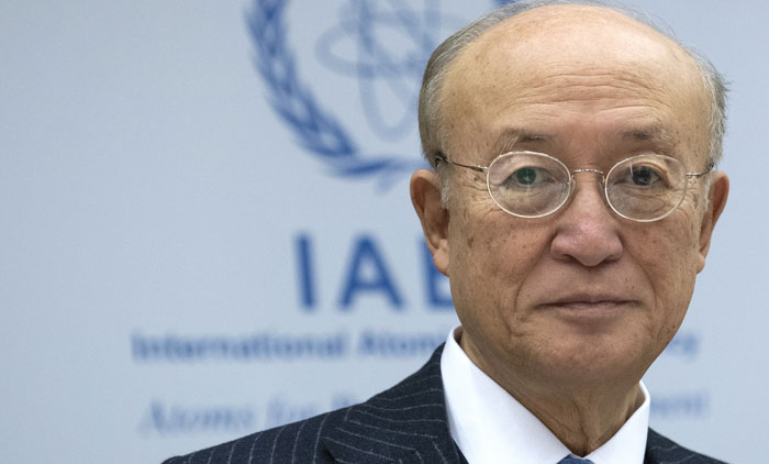 ആണവോർജ ഏജൻസി തലവൻ യൂകിയ അ​മാനോ അന്തരിച്ചു