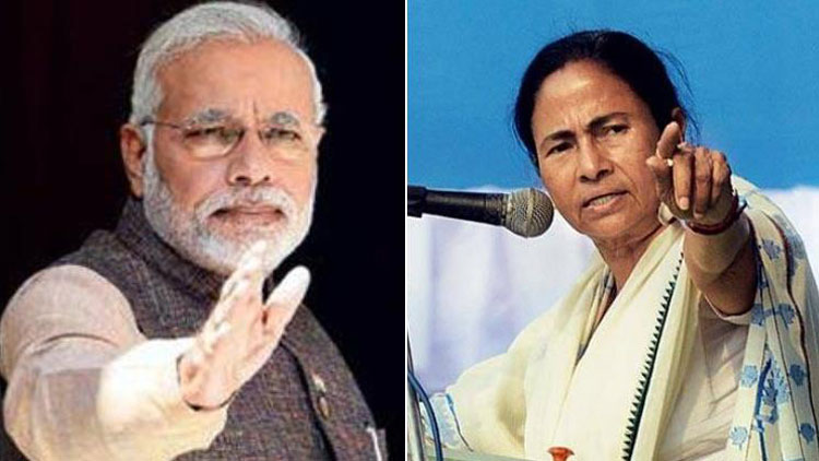 മമത വികസനത്തിൻെറ സ്പീഡ് ബ്രേക്കറാണെന്ന് മോദി; പ്രധാനമന്ത്രി എക്സ്പയറി ബാബുവാണെന്ന് മമത